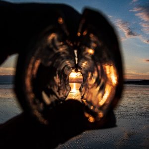 Sunset Cefin Sidan Through the Looking Shell