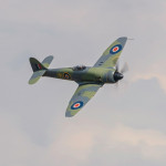 hawker sea fury airshow - ww11 warbird duxford - taken by steve j huggett